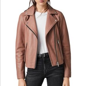 All Saints Darby Leather Biker Jacket 